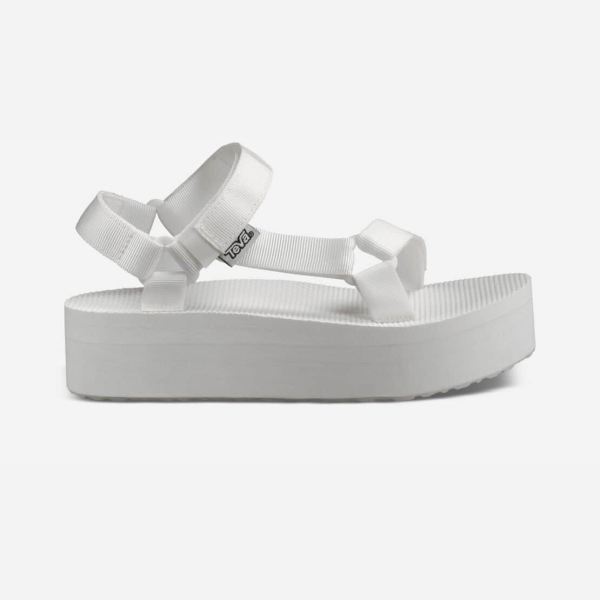 Hungary Teva Flatform Universal - Női Platform Szandál Fehér - 648-NQRHI